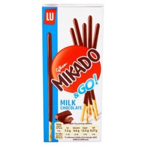 LU Mikado & Go Milk Chocolate Biscuits
