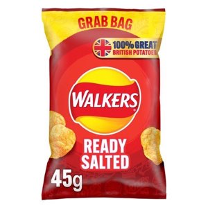 Walkers Ready Salted Crisps Grab Bag 45g