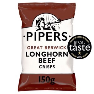 Pipers Great Berwick Longhorn Beef Crisps 40g