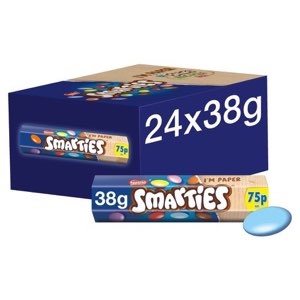 Smarties Milk Chocolate Tube 38g