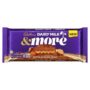 Cadbury Dairy Milk Wholenut Chocolate Bar 180g