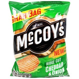 McCoy's Cheddar & Onion Crisps 45g