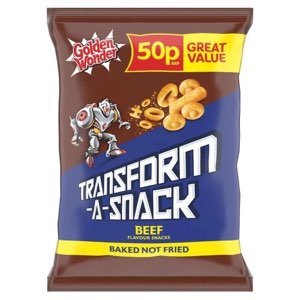 Golden Wonder Transform-A-Snack Beef Flavour Snacks PMP 0.50 27g