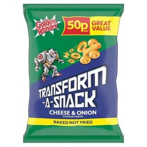 Golden Wonder Transform-A-Snack Cheese & Onion Flavour Snacks PMP 1.00 56g