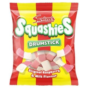 Swizzels Drumstick Squashies Original Raspberry & Milk Flavour 120g