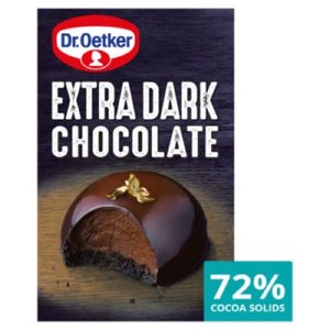 Dr. Oetker 72% Extra Dark Chocolate 100g