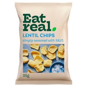 Eat Real Lentil Chips Salted 95g