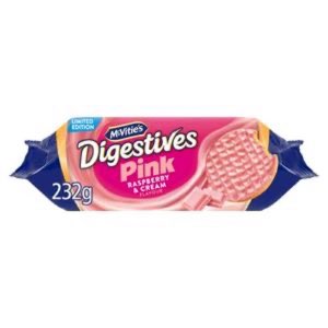 McVitie's Pink Raspberry & Cream Digestive Biscuits 232g