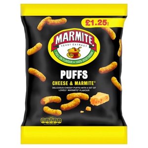 Marmite Yeast Extract Cheese & Marmite Puffs PMP 1.25 60g