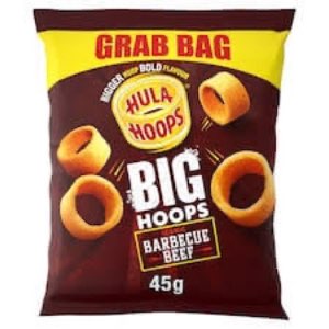 Hula Hoops Big Hoops BBQ Beef Crisps PMP 1.35 70g