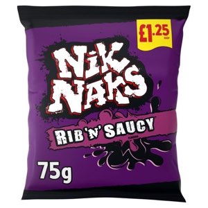 Nik Naks Rib 'n' Saucy PMP 1.36 75g