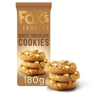 Fox's Fabulous White Chocolate Cookies PMP 180g