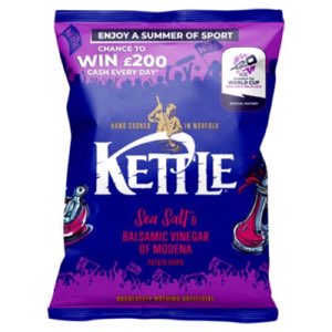 Kettle Sea Salt & Balsamic Vinegar of Modena Potato Chips 130g