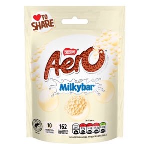 Aero Milkybar Bubbles 92g