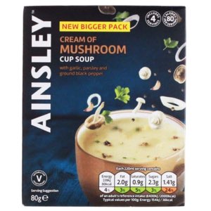 Ainsley Harriott Cup Soup Mushroom 4pk