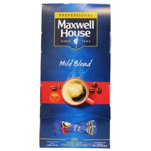 Maxwell House Instant Coffee Sticks Mild Blend 200's