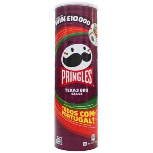 Pringles 165g Texas Bbq Mixed Designs