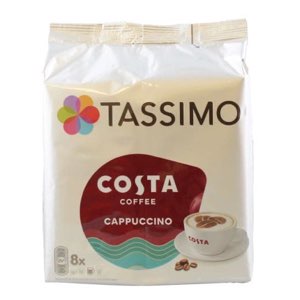 Tassimo Costa Cappuccino Coffee Pods 8's